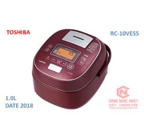 Nồi cơm điện cao tần áp suất hút chân không Toshiba RC-10VSE3 1.0L nội địa Nhật 2nd 95%