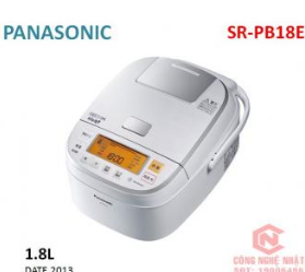 Nồi cơm điện cao tần áp suất IH Panasonic SR-PB18E1 1.8L Made in Japan màu trắng 2nd