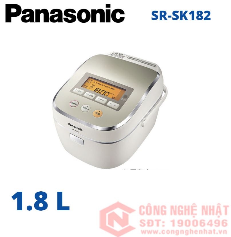 Nồi cơm điện cao tần áp suất IH chính hãng Panasonic SR-SK182 1.8L nội địa Nhật Bản 2nd