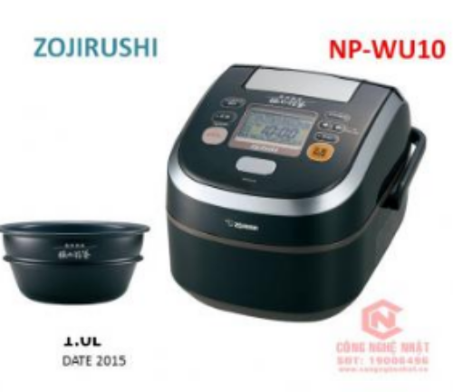 Nồi cơm điện cao tần áp suất IH Zojirushi NP-WU10 1.0L XOONG 2 ĐÁY CỰC DÀY màn hình đèn LED made in Japan