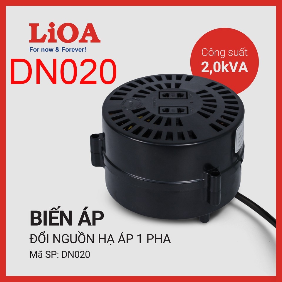 Biến áp tự ngẫu LIOA 1 pha 200VA - 200W