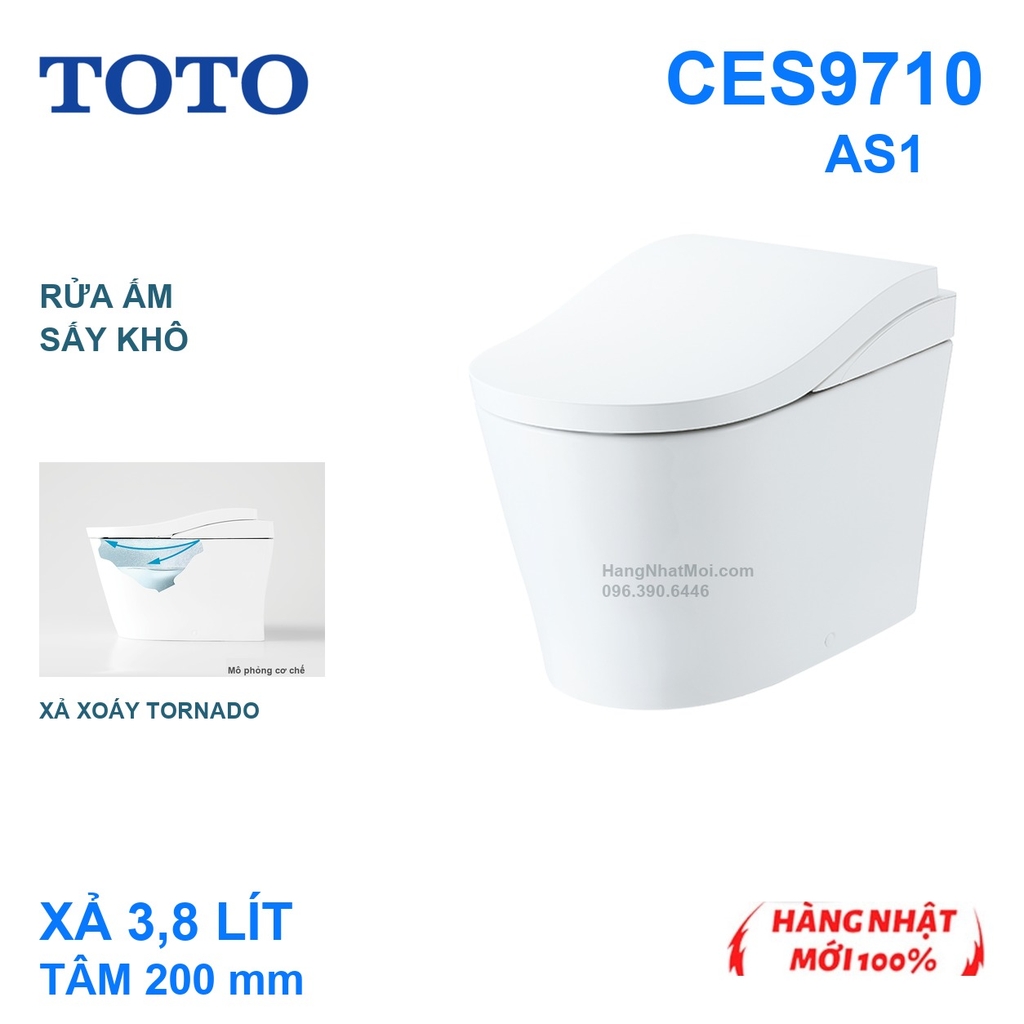 Bồn cầu thông minh TOTO NEOREST AS1 CES9710 màu trắng