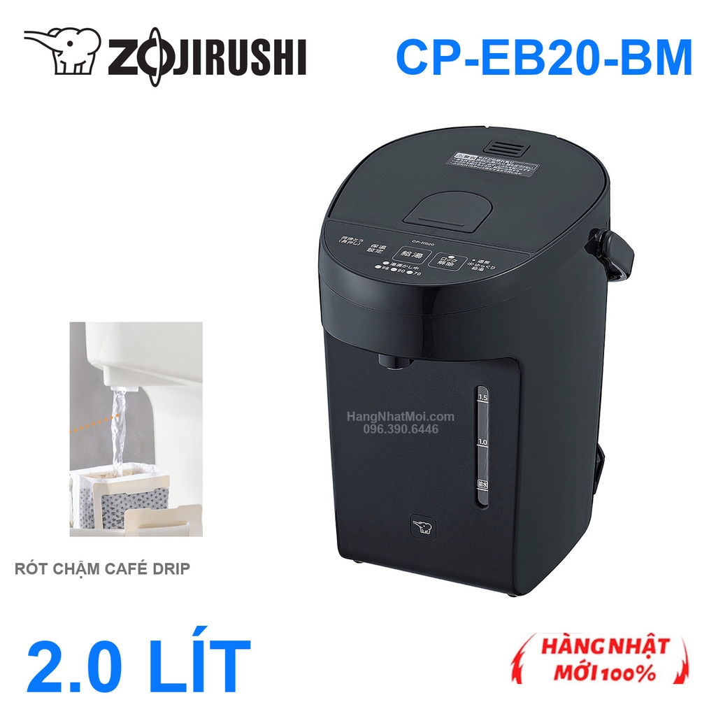Bình thủy điện Zojirushi CP-EB20-BM 2,0 lít