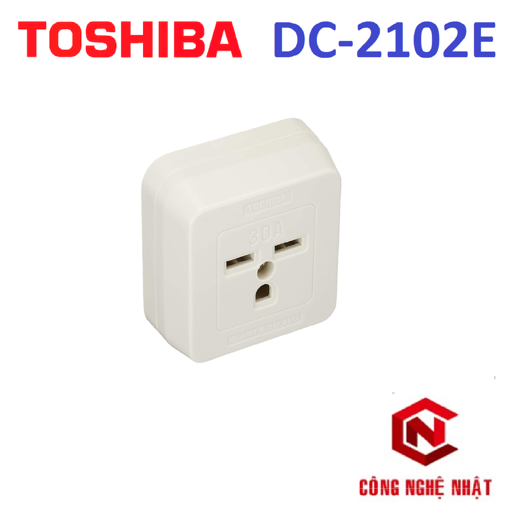 Ổ cắm điện bếp từ Nhật 3 chân TOSHIBA DC-2102E