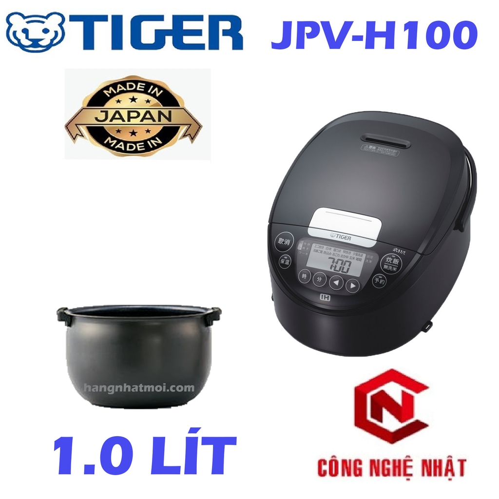 Nồi cơm điện Cao tần IH Áp suất TIGER JPW-H100 Chính hãng