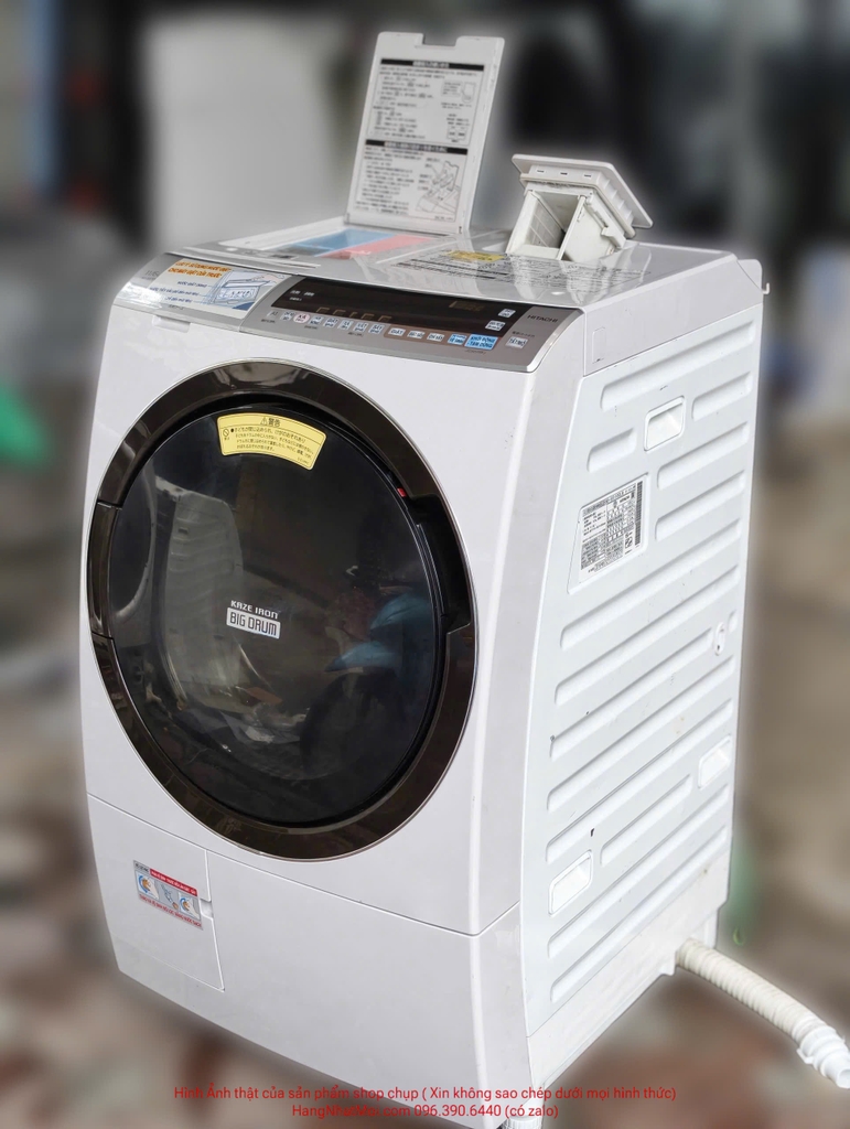 Máy Giặt Hitachi BD-SX110CL dòng VIP lấy nước giặt xả tự động, Giặt 11KG sấy 6Kg nội địa Nhật 95% Made in Japan