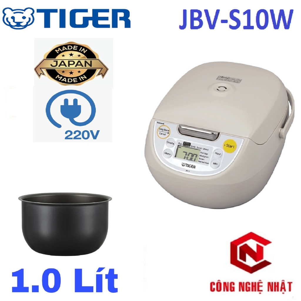 Nồi cơm điện điện tử TIGER JBV-S10W hàng chính hãng MADE IN JAPAN mới 100%