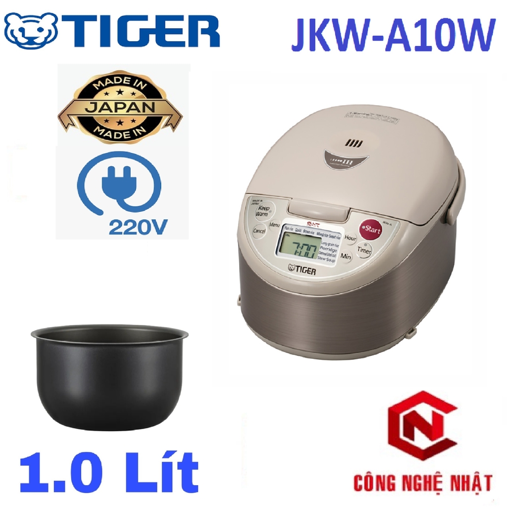 Nồi cơm điện cao tần IH TIGER JKW-A10W hàng chính hãng MADE IN JAPAN mới 100%
