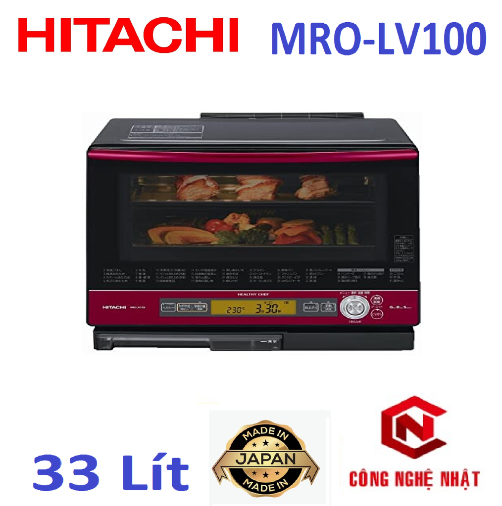 Lò vi sóng HITACHI MRO-LV100 nội địa Nhật  2nd 97%