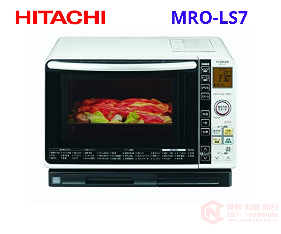 LÒ VI SÓNG bù ẩm hơi nước HITACHI MRO-LS7