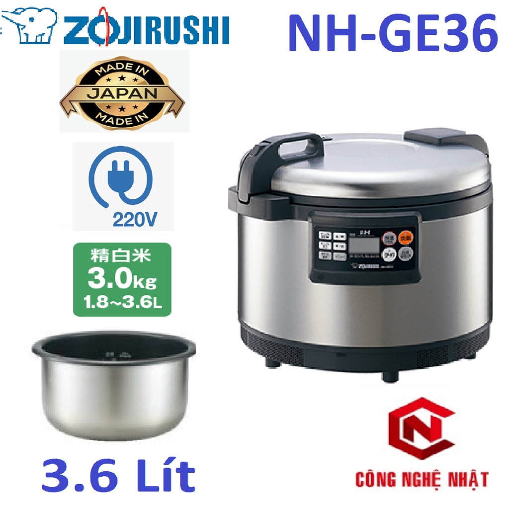 Nồi cơm cao tần IH ZOJIRUSHI NH-GE36