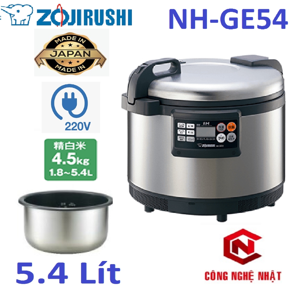 Nồi cơm cao tần công nghiệp ZOJIRUSHI NH-GE54