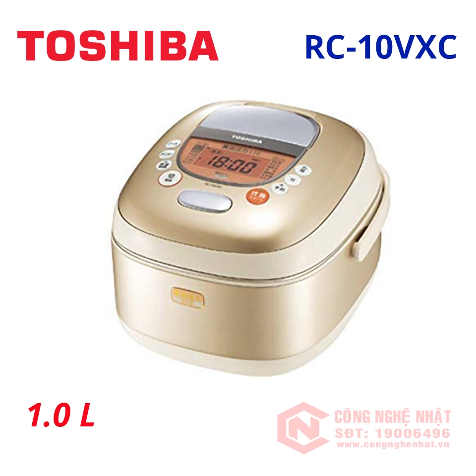 Nồi cao tần áp suất hút chân không Toshiba RC-10VXC 1.0L nội địa Nhật 2nd 95%