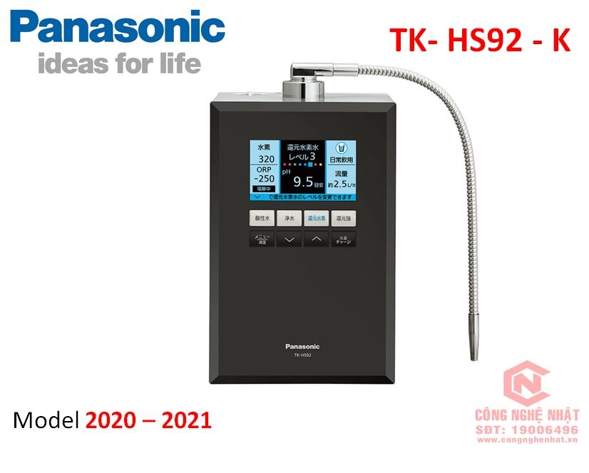 Máy lọc nước ion kiềm Panasonic TK-HS92-K mới 100% - Made in Japan (Siêu VIP)