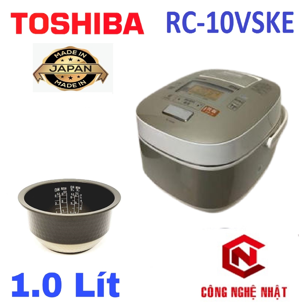Nồi cơm điện cao tần áp suất Toshiba RC-10VSKE