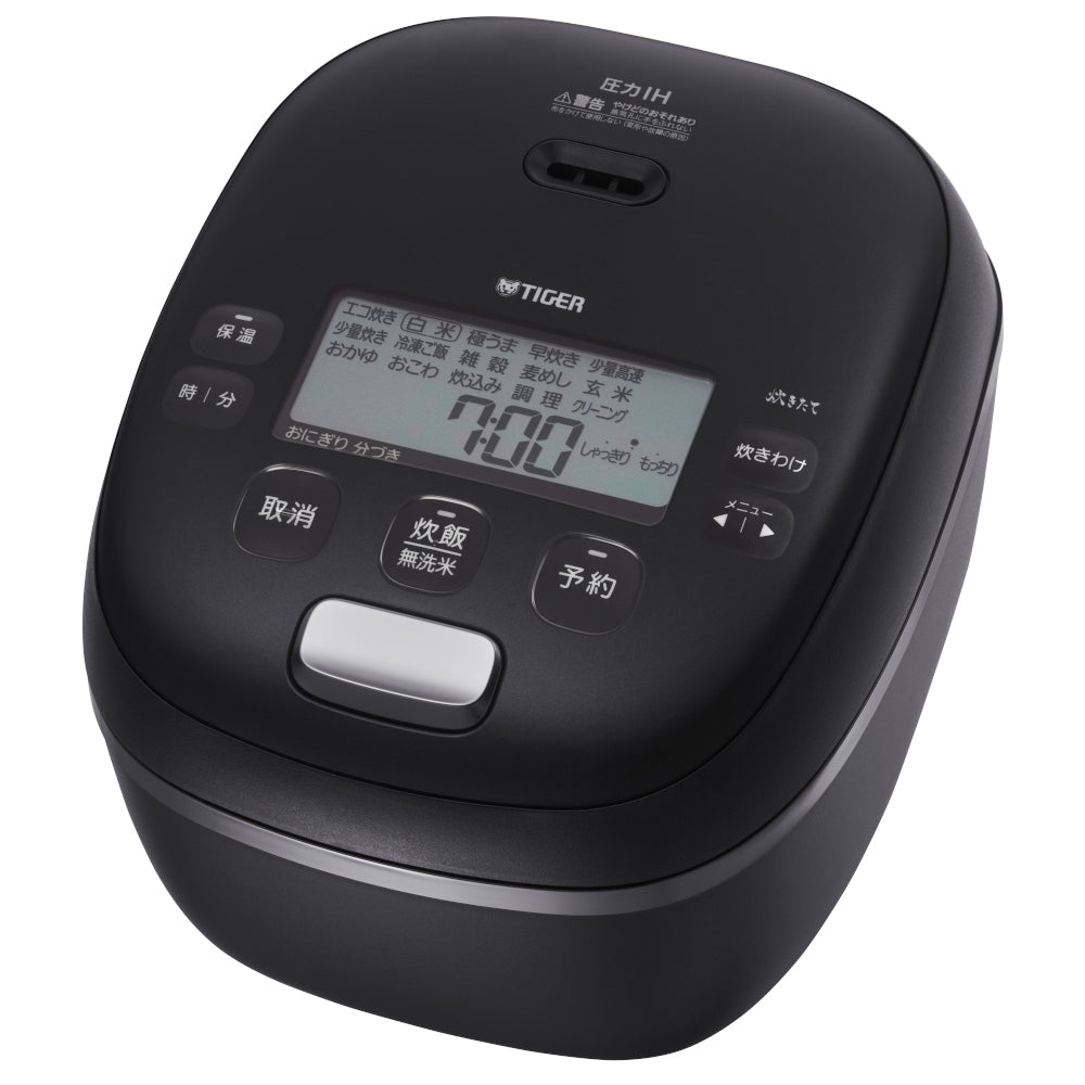 Nồi cơm điện áp suất IH Tiger JRI-S100KO màu đen nhạt lòng nồi 9 lớp 1L