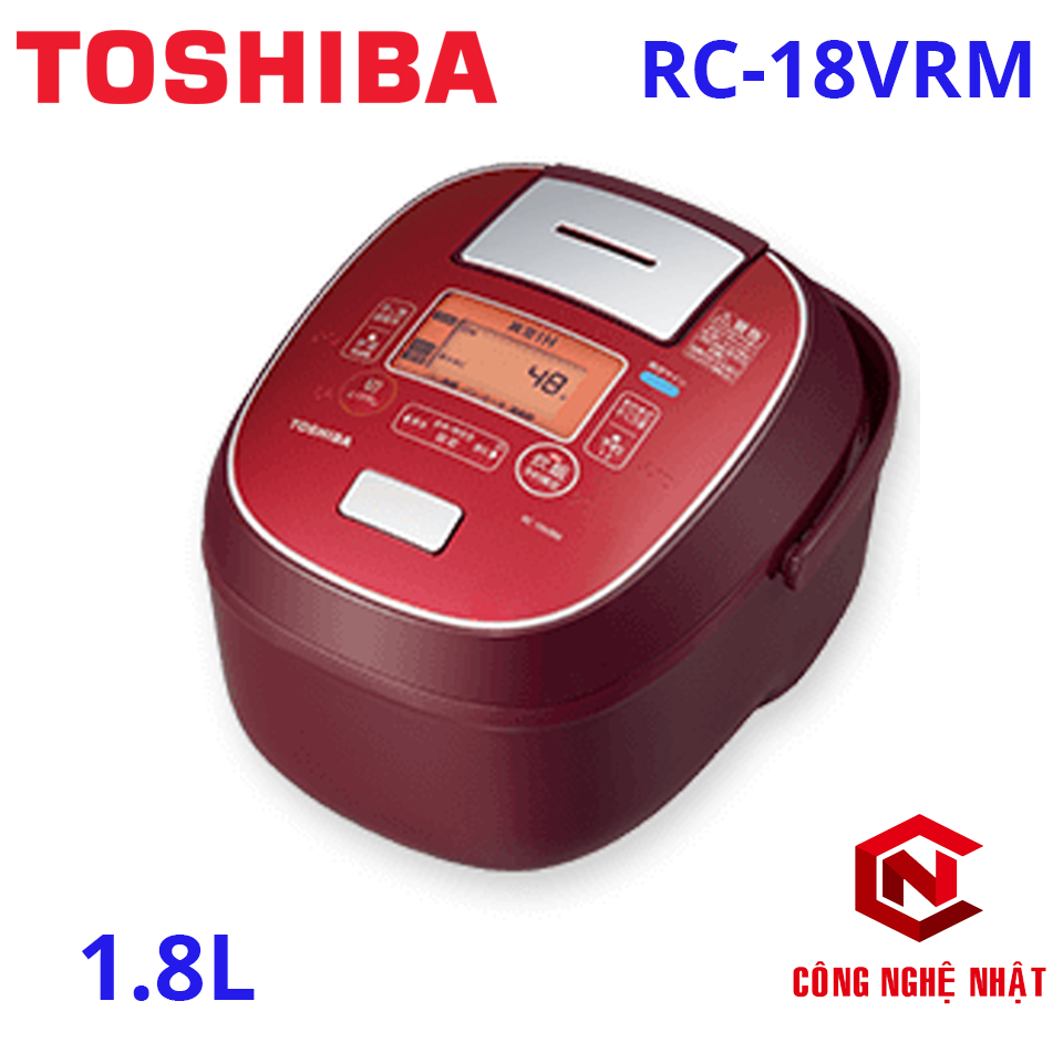 Nồi cơm điện cao tần hút chân không Toshaiba RC-18VRM 1.8L nội địa Nhật