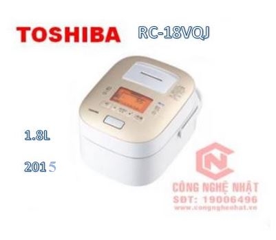 Nồi cơm điện cao tần áp suất IH Toshiba RC-18VQJ 1.8l Nội địa Nhật mới 97%