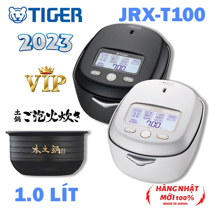 Nồi cơm điện Cao tần Áp suất Cao Cấp Tiger JRX-T100 2024 Mới 100%  Nội địa Nhật