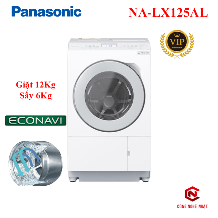 Máy Giặt Panasonic NA-LX125AL - Công Suất Lớn Giặt 12kg Sấy 6Kg