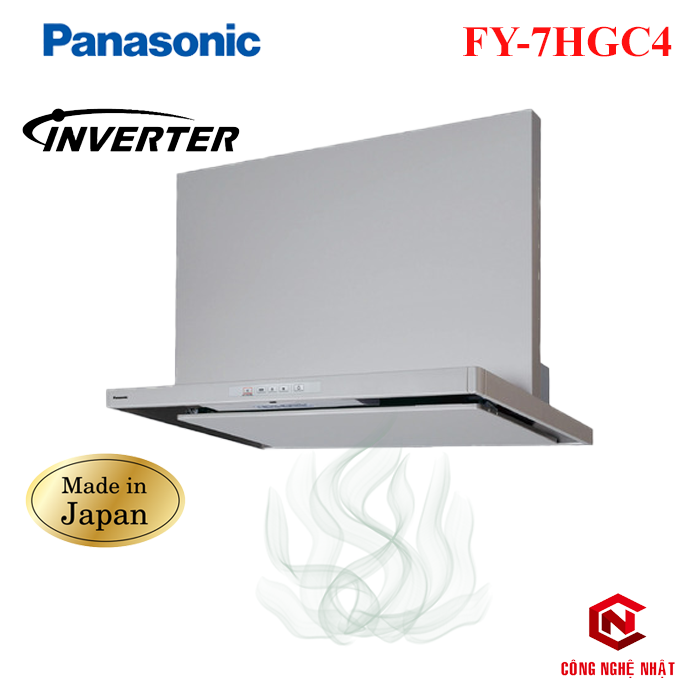 Máy Hút Mùi Panasonic FY-7HGC4 - Thiết kế mỏng - Độ ồn thấp - Nội địa Nhật