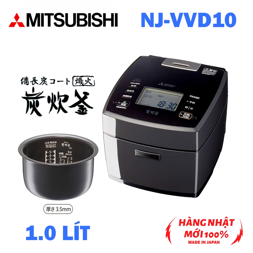 Nồi cơm điện Cao Tần IH Mitsubishi NJ-VVD10 Made in Japan