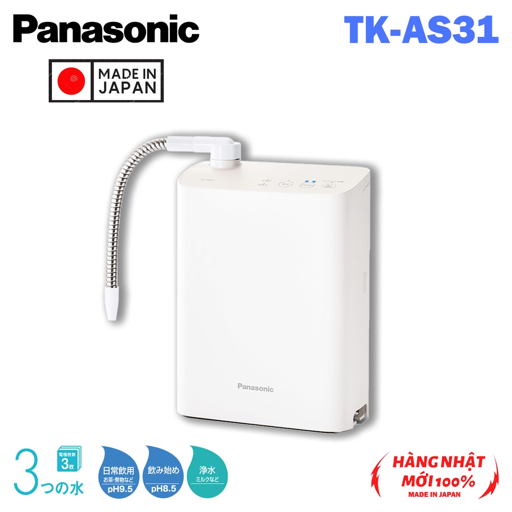 Máy lọc nước ion kiềm Panasonic TK-AS31 Nội địa Nhật Model Mới 2023