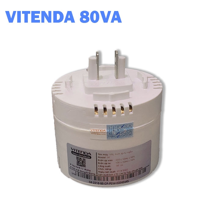 Biến áp tự ngẫu Vitenda 80VA