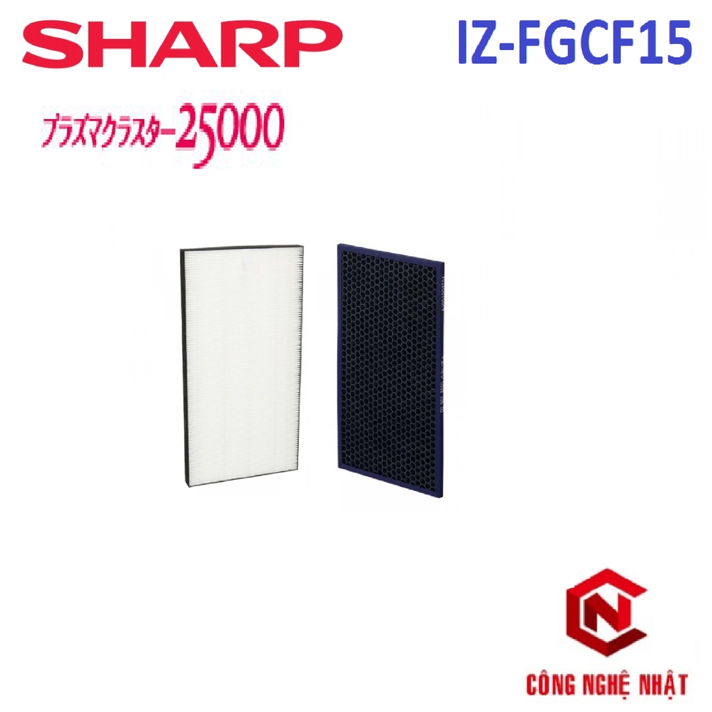 Bộ màng lọc không khí ôtô tích hợp SHARP IZ-FGCF15 hàng chính hãng mới 100%