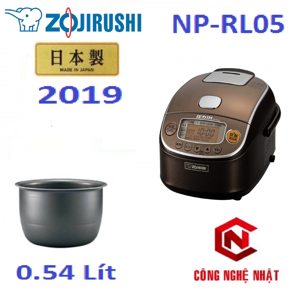 Nồi cơm cao tần Zojirushi NP-RL05 nội địa Nhật Bản 2nd mới 96%