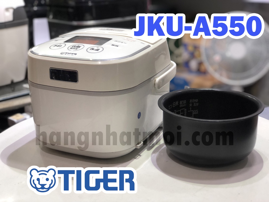 Nồi Cơm Điện Cao Tần Áp Suất Tiger JKU-A550 Nội địa Nhật 2nd 96%