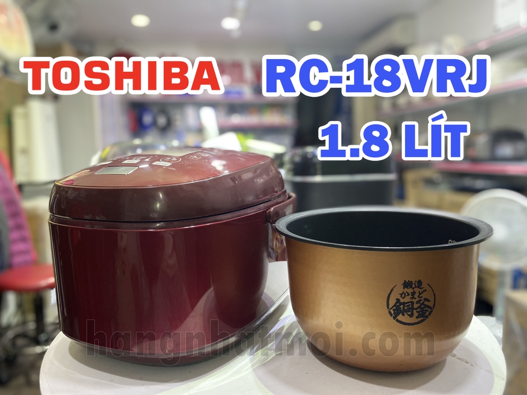 Nồi cơm điện Cao tần IH Toshiba RC-18VRJ 2nd 90%