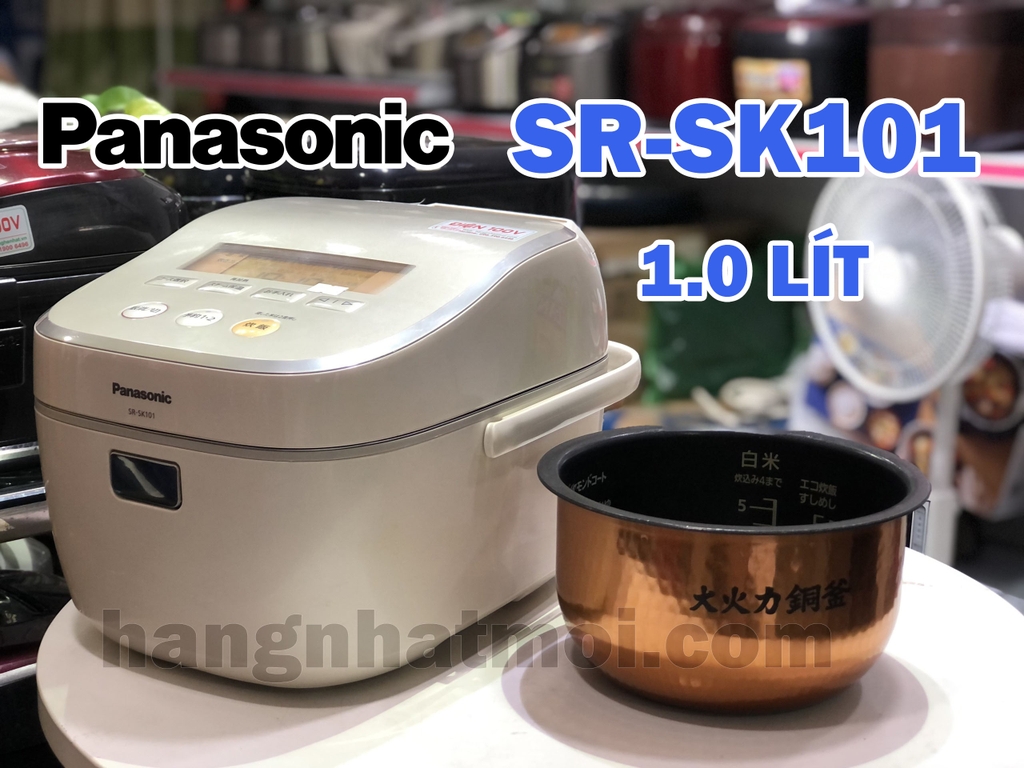 Nồi cơm điện Cao tần IH Hút ẩm Panasonic SR-SK101 2nd 90%