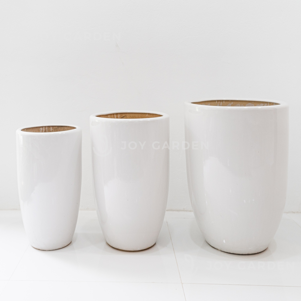 Chậu Men Ly [Tall Planter] (D20H50)