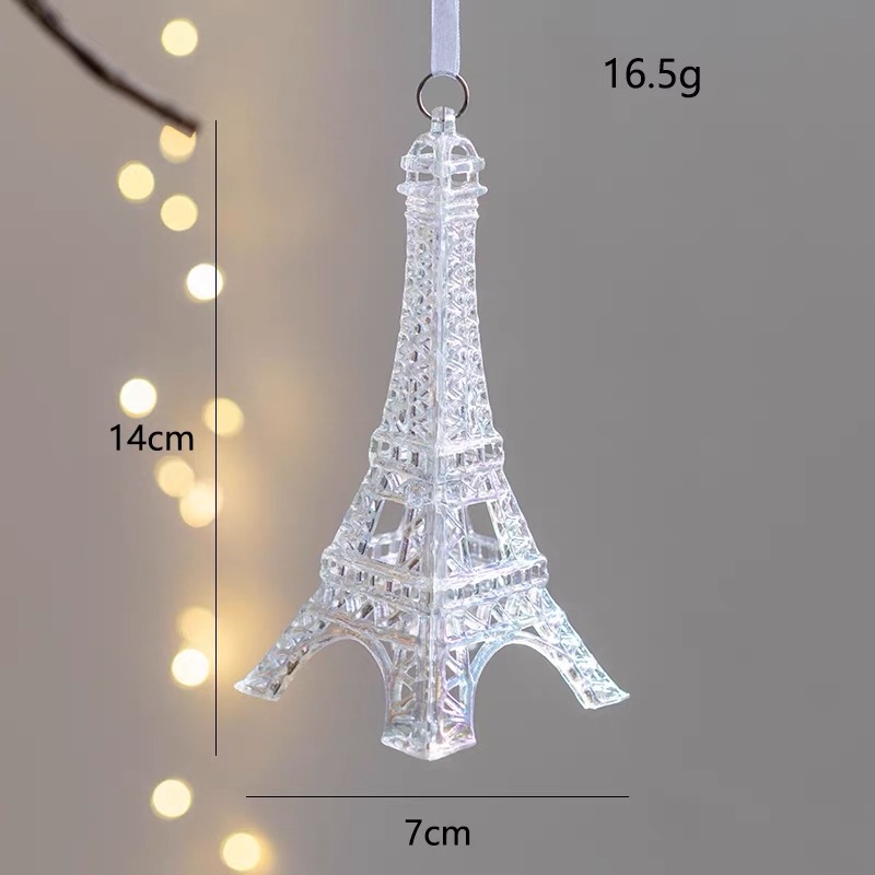 Tháp Eiffel - Đồ treo cây thông Luxury