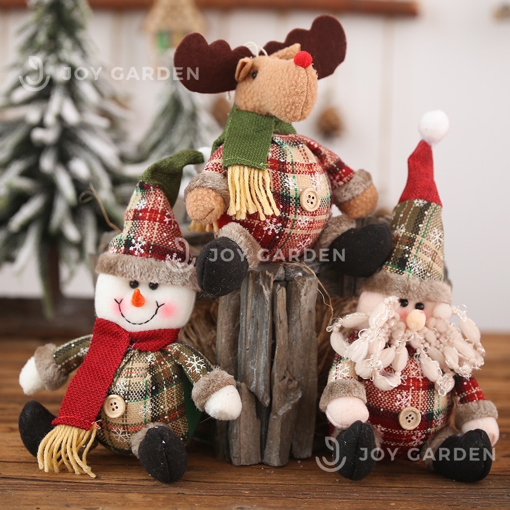 Búp Bê Xmas Nhồi Bông [Santa Claus/Snowman Elk/Reindeer Handmade Dolls]
