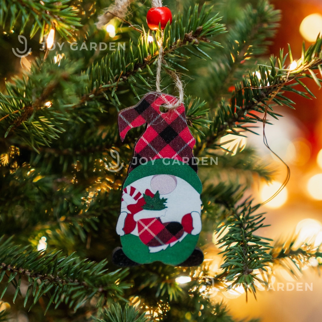 Set 12 Tag gỗ Thần lùn [12 pcs Gnome Wooden Tag]