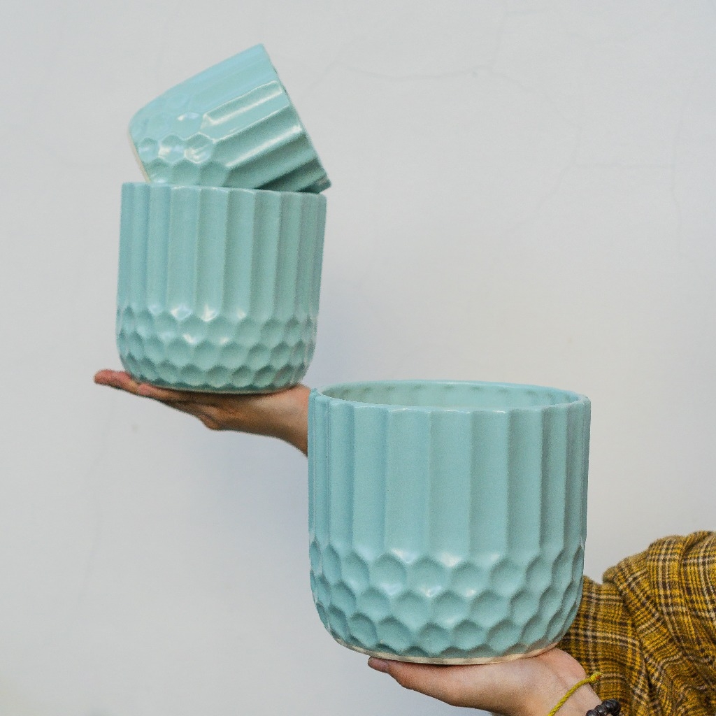 Trụ kẻ kim cương Pastel