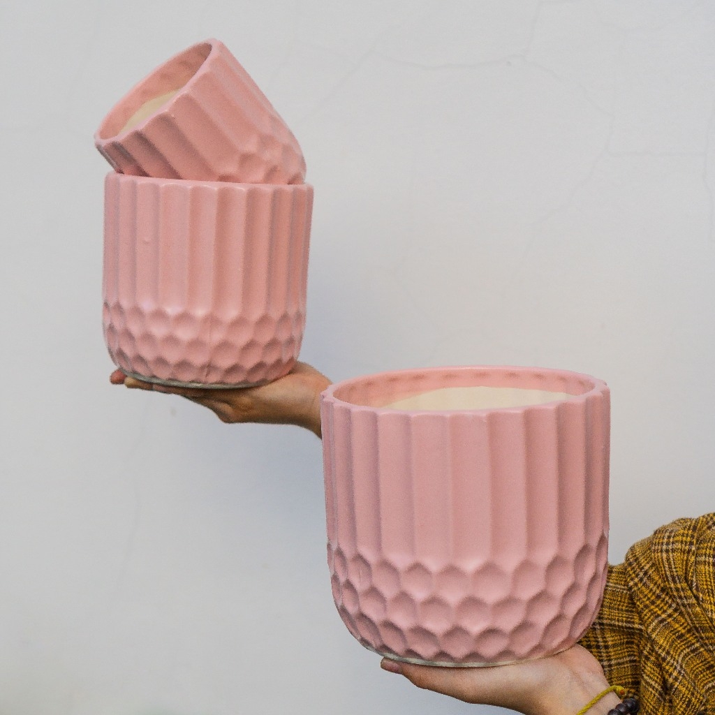 Trụ kẻ kim cương Pastel