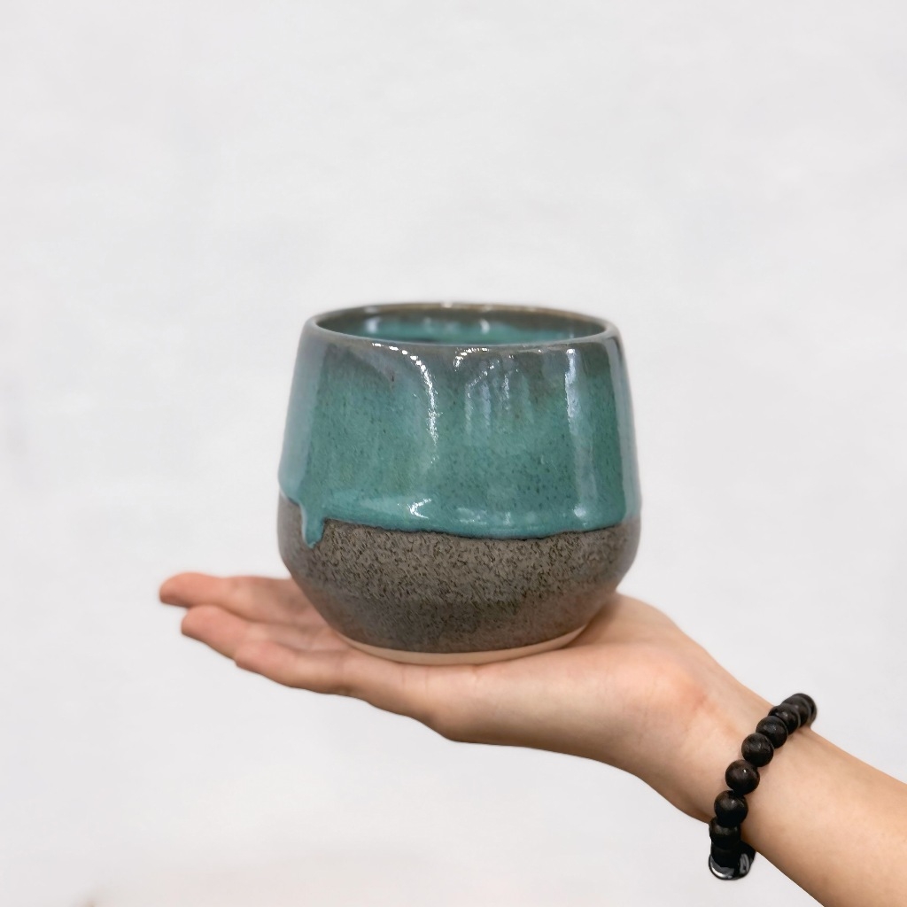 Chậu Kim Cương Cao vintage - Chậu trồng sen đá, xương rồng mini | Joy Garden