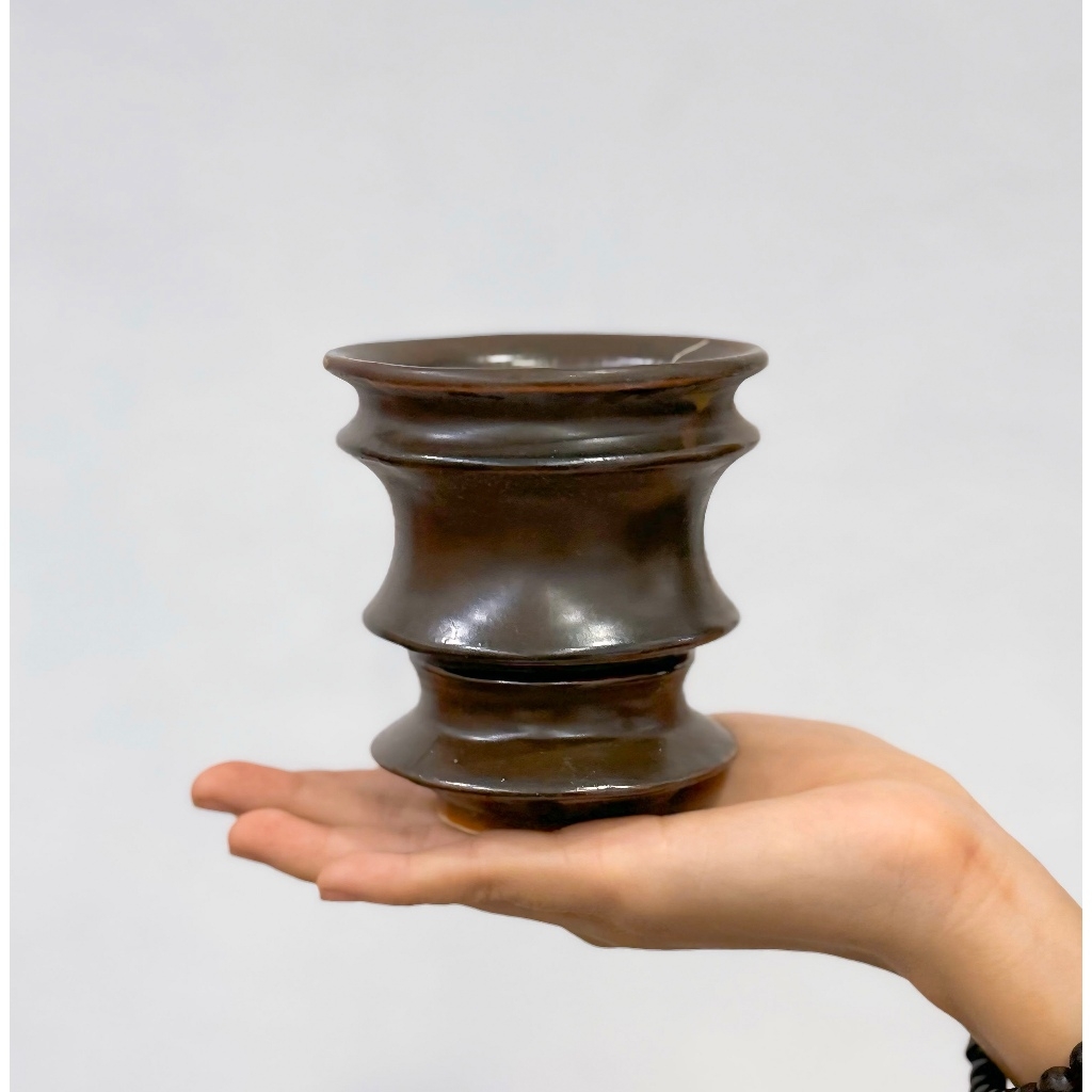 Chậu Quân Hậu cổ điển - Chậu men bát tràng - Trồng sen đá, xương rồng cực độc đáo  | Joy Garden