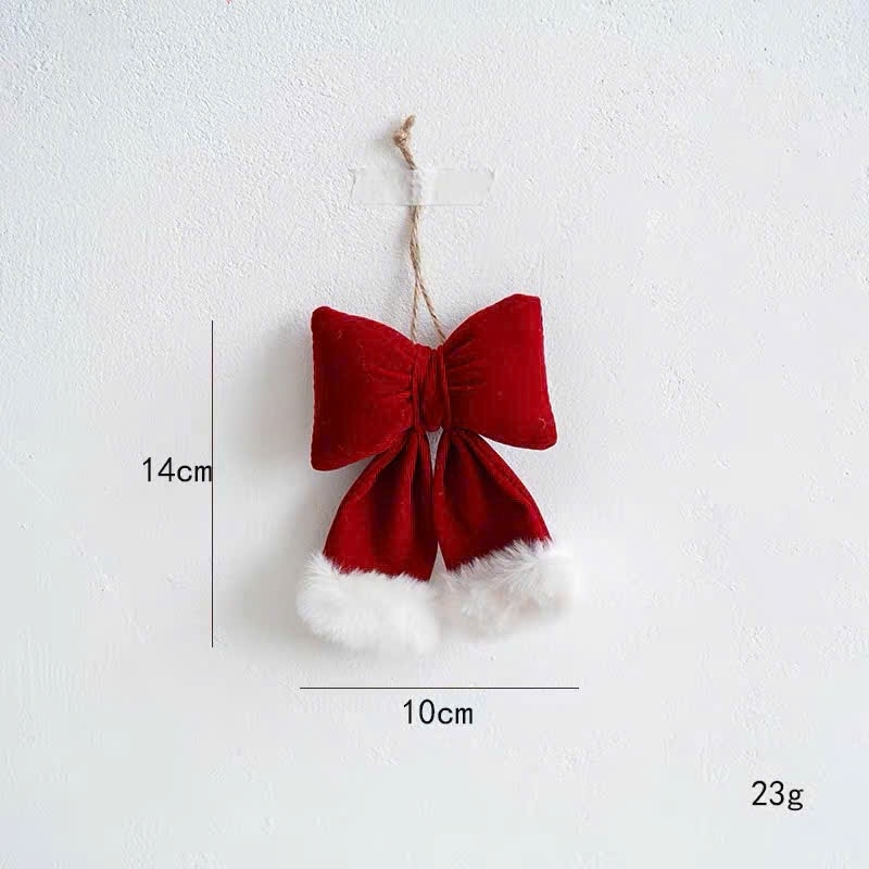 Nơ Nhung nhồi bông - Màu đỏ đô