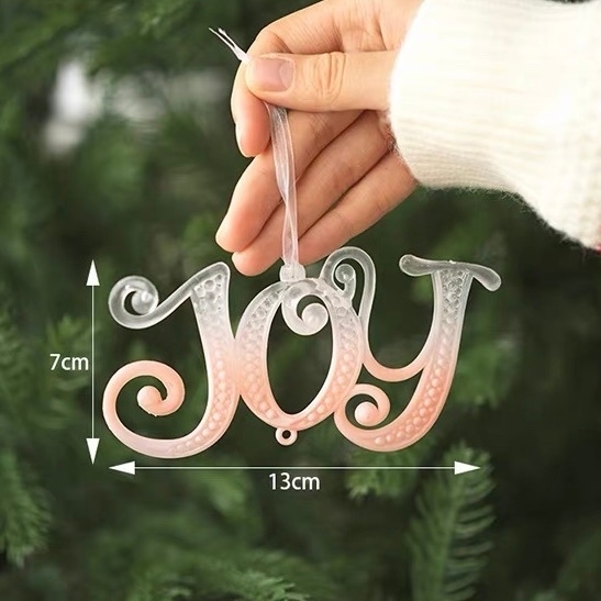 Đồ treo cây thông Tông Trắng Hồng sang trọng