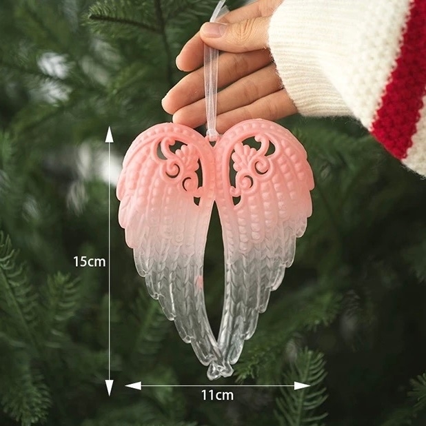 Đồ treo cây thông Tông Trắng Hồng sang trọng