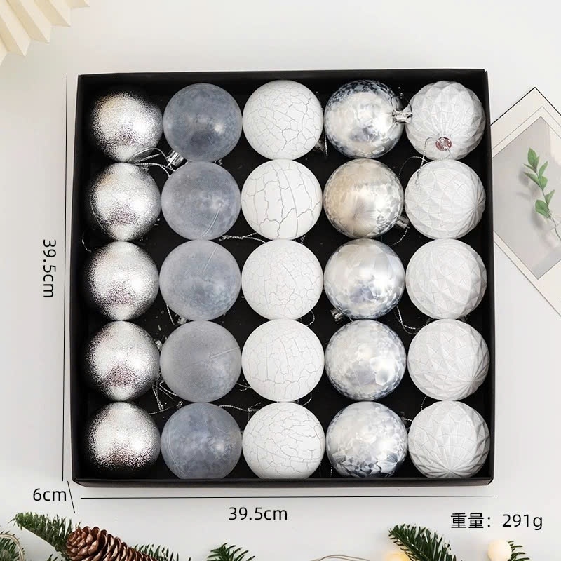 Hộp 25 quả châu cao cấp tông màu trendy (size 60mm)