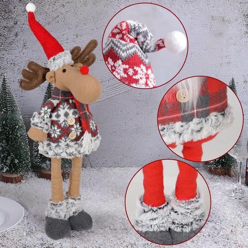 Búp bê kéo chân trang trí Giáng Sinh