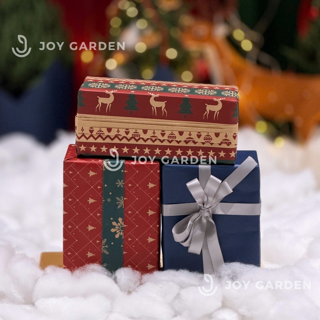 Hộp quà handmade trang trí gốc cây thông nhiều kích cỡ