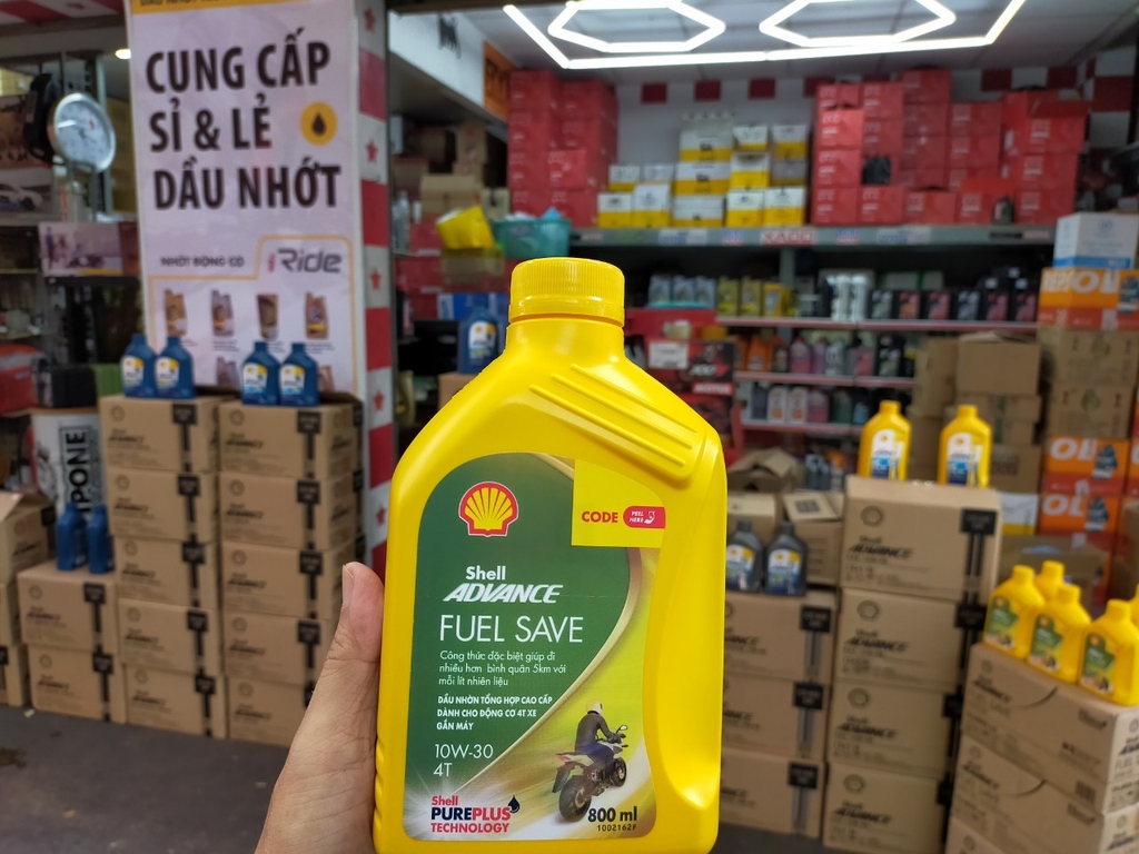 Thùng Nhớt Shell Advance Fuel Save 10W30 tiết kiệm nhiên liệu dành cho ...