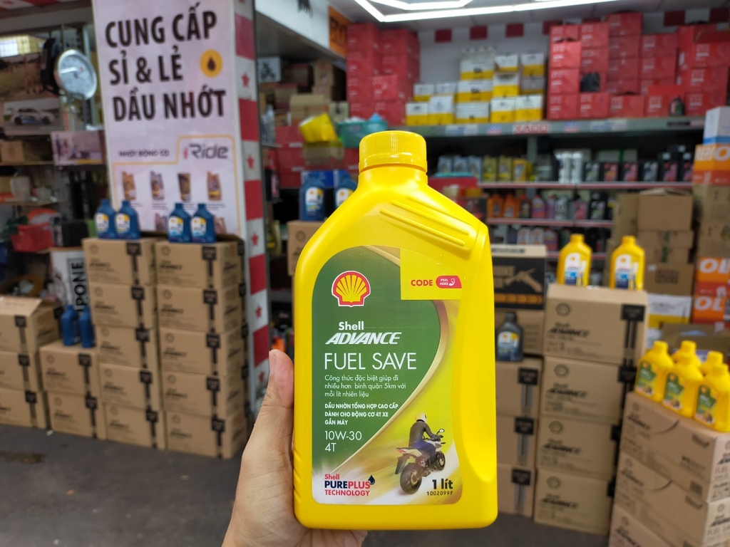 Thùng Nhớt Shell Advance Fuel Save 10W30 tiết kiệm nhiên liệu dành cho ...