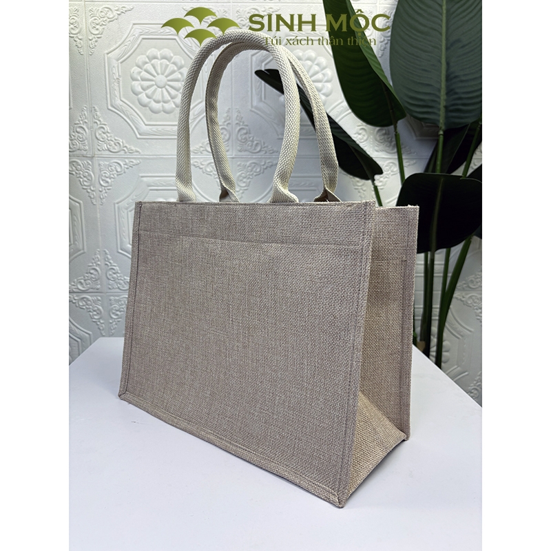 Túi laptop, túi máy tính, túi cói, túi đựng laptop, túi đay - M3301C (Đay linen)
